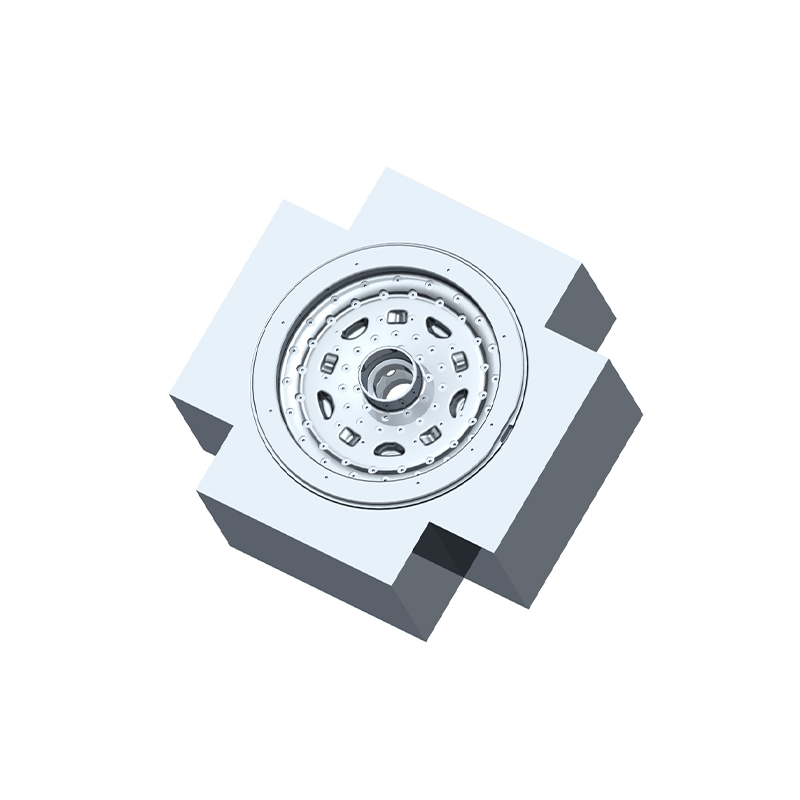 Moule basse pression refroidi à l'eau fixé au moyeu de roue